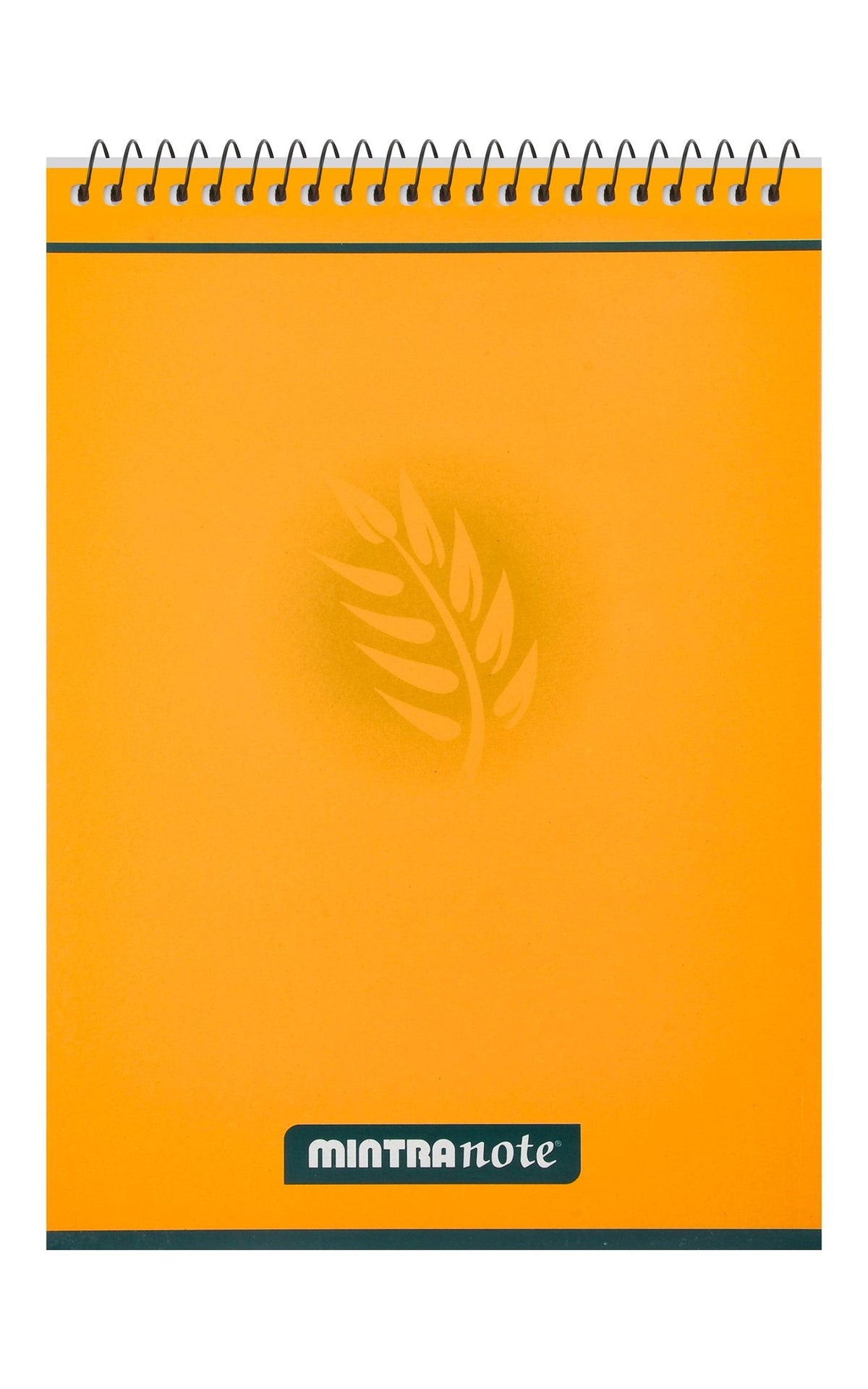 Mintra Yellow Spiral Lined Notebook