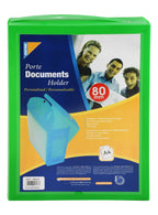 Mintra A4 Blue 80mm Plastic Document Holder