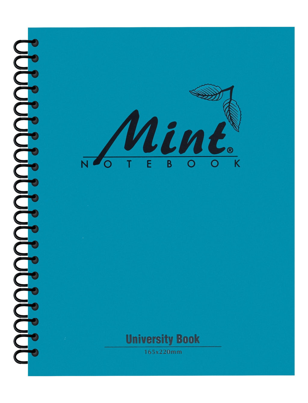 Mintra Mint C5 Blue Spiral Single Lined Notebook – 80 Sheets