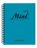 Mintra Mint C5 Blue Spiral Single Lined Notebook – 80 Sheets