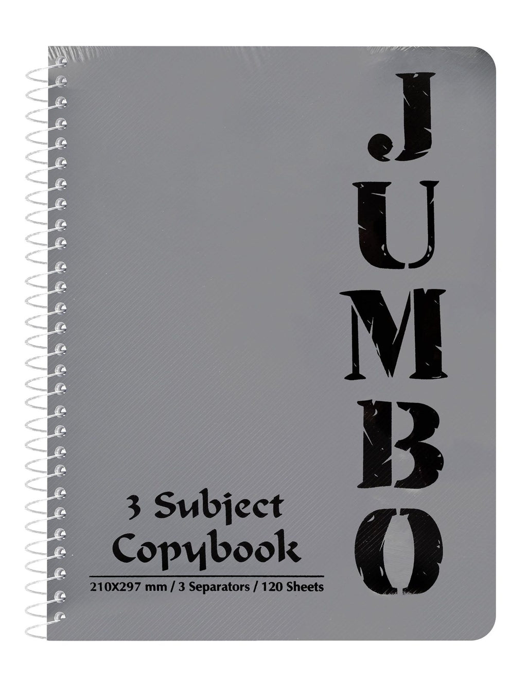 Mintra Jumbo 3-Subject Notebook – 120 Sheets