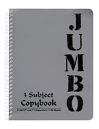 Mintra Jumbo 3-Subject Notebook – 120 Sheets