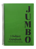 Mintra Jumbo 3-Subject Notebook – 120 Sheets