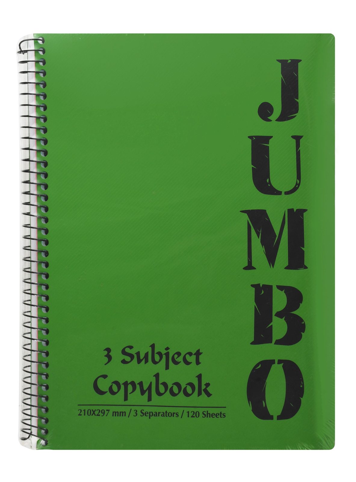 Mintra Jumbo 3-Subject Notebook – 120 Sheets