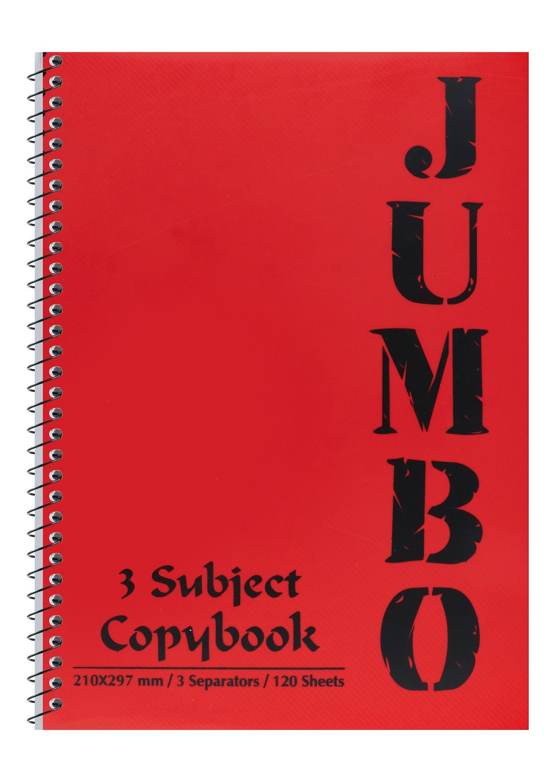 Mintra Jumbo 3-Subject Notebook – 120 Sheets