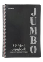 Mintra Jumbo 3-Subject Notebook – 120 Sheets