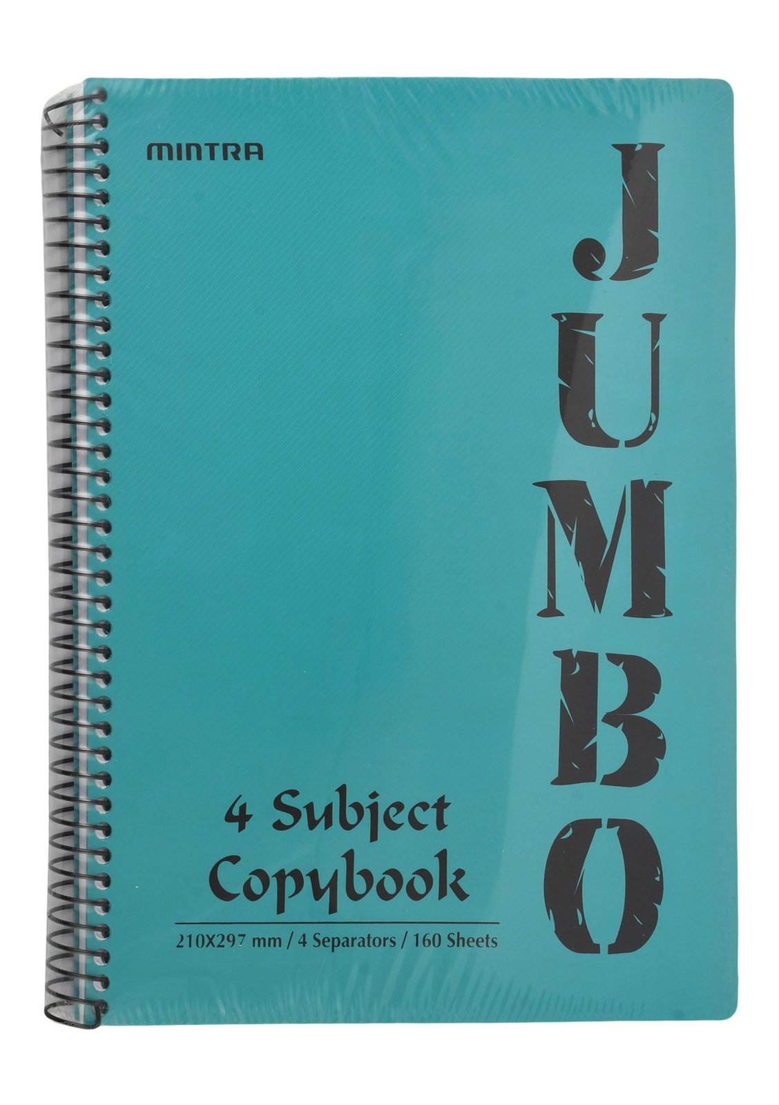 Mintra Jumbo 4-Subject Notebook – 160 Sheets