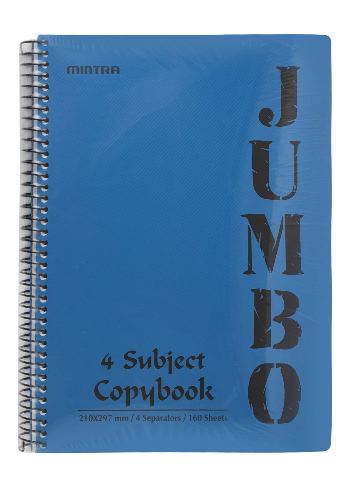 Mintra Jumbo 4-Subject Notebook – 160 Sheets