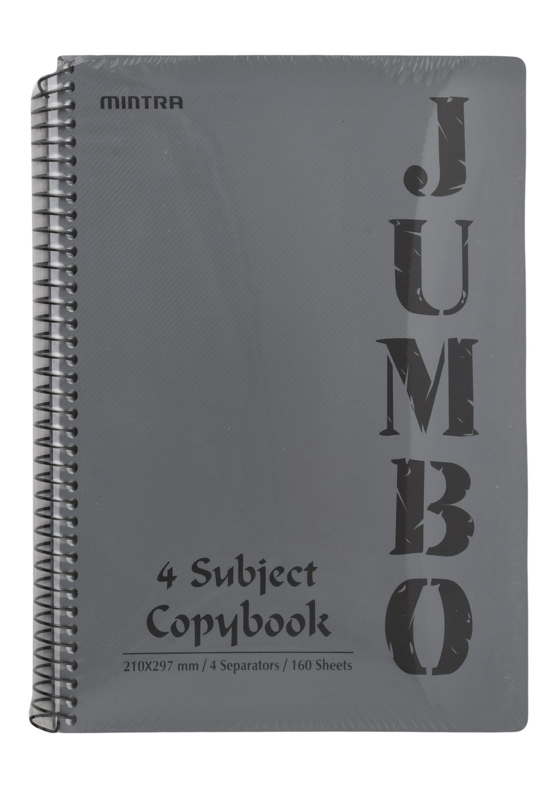 Mintra Jumbo 4-Subject Notebook – 160 Sheets