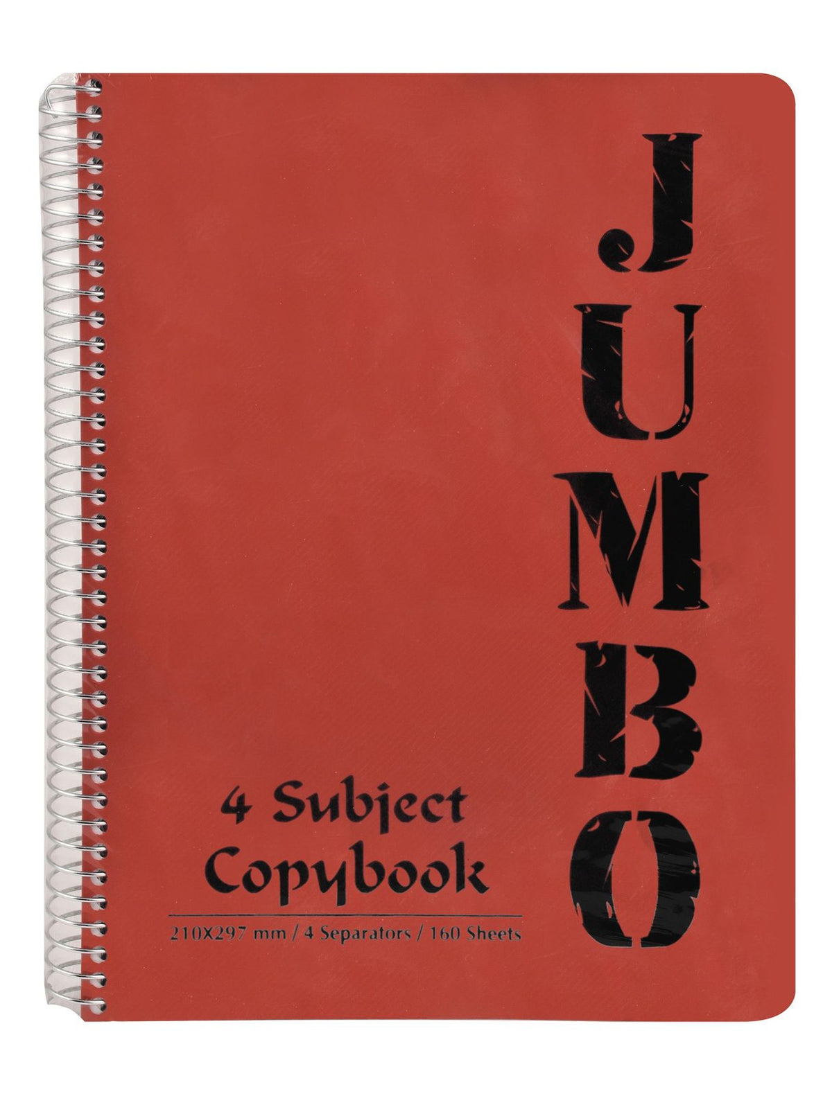 Mintra Jumbo 4-Subject Notebook – 160 Sheets