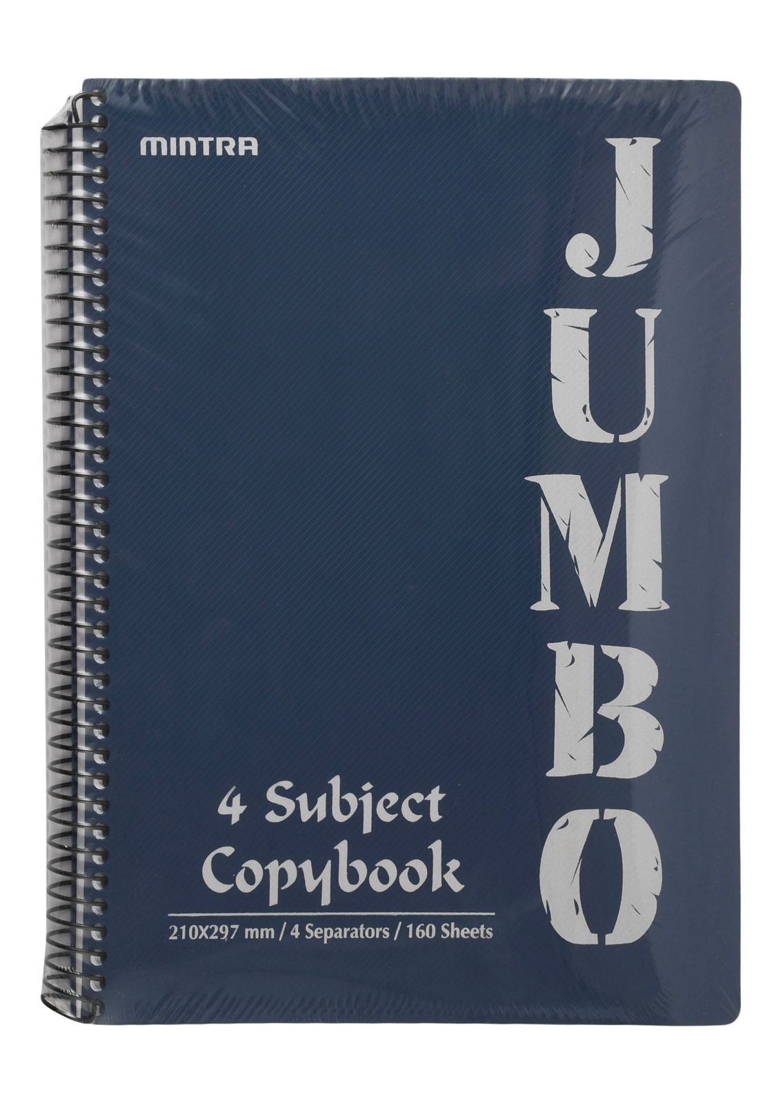 Mintra Jumbo 4-Subject Notebook – 160 Sheets