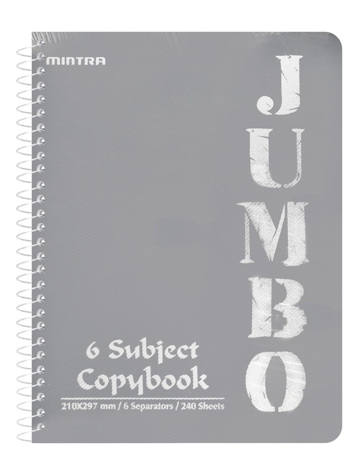 Mintra Jumbo 6-Subject Notebook – 240 Sheets