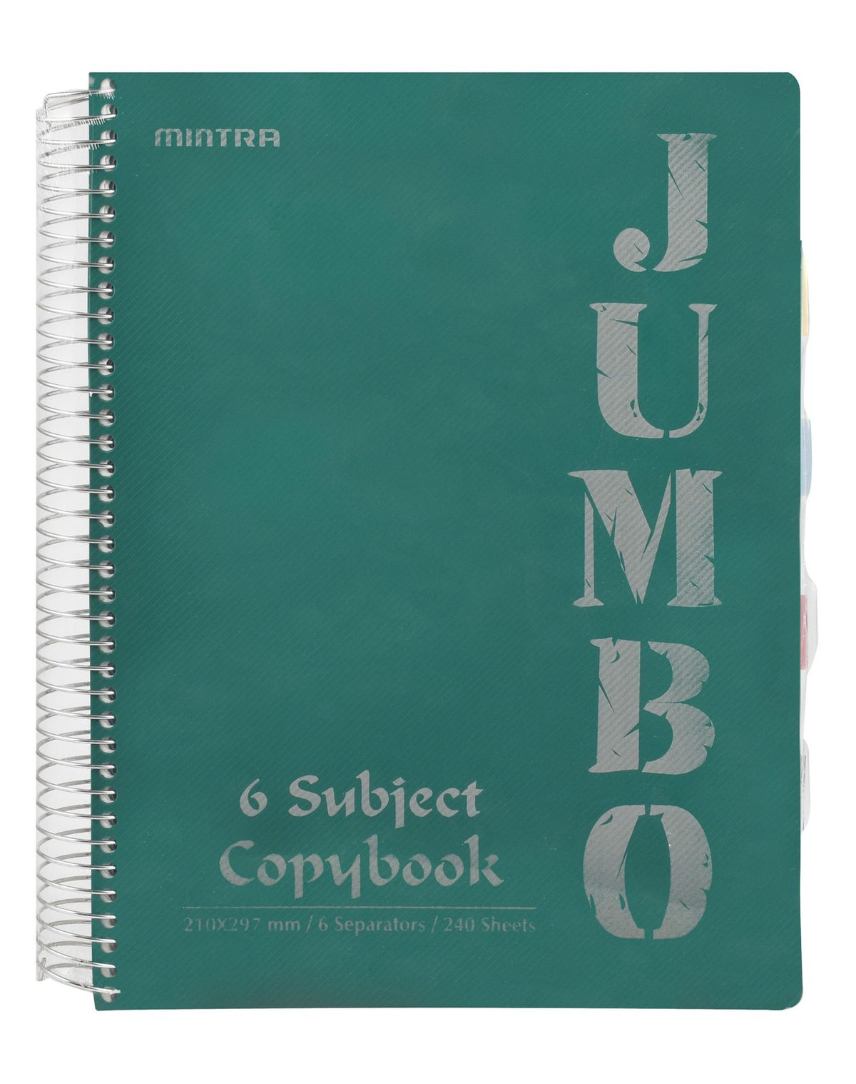 Mintra Jumbo 6-Subject Notebook – 240 Sheets