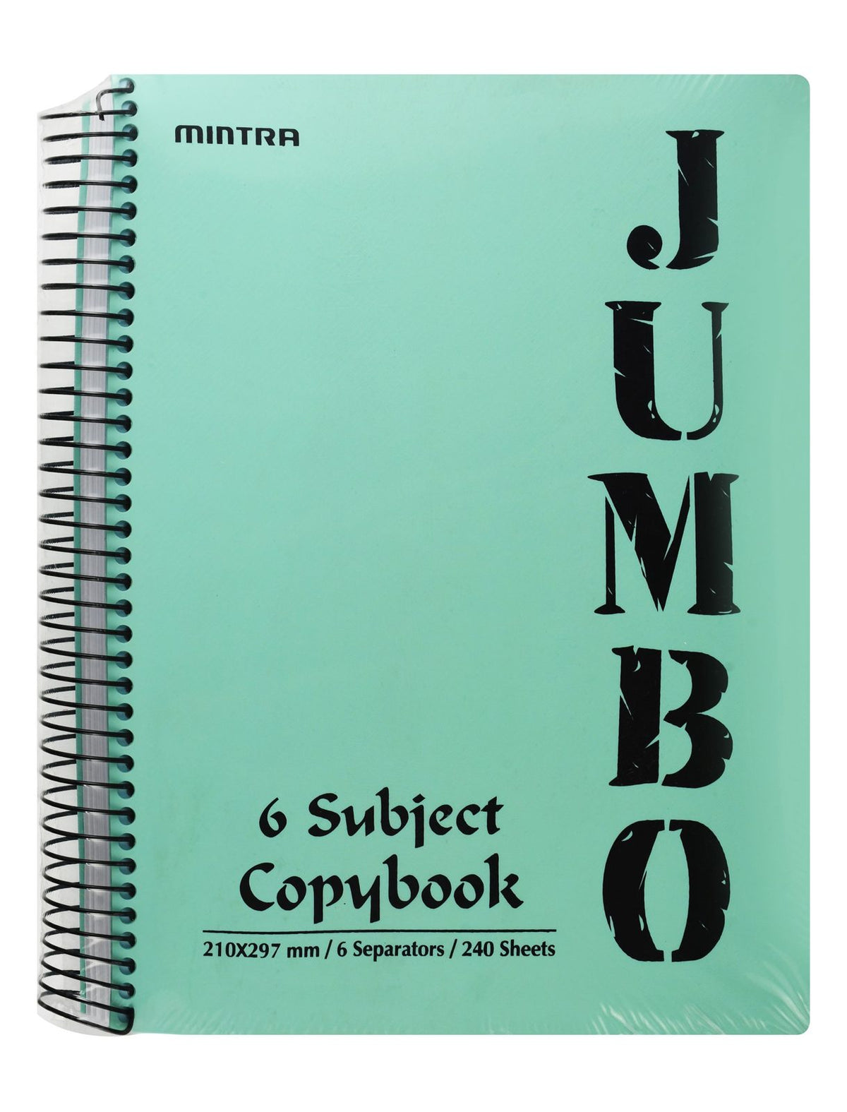 Mintra Jumbo 6-Subject Notebook – 240 Sheets