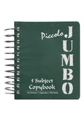 Mintra Piccolo Jumbo A7 Green Spiral 5 Subject Lined Copybook – 200 Sheets