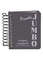 Mintra Piccolo Jumbo A7 Green Spiral 5 Subject Lined Copybook – 200 Sheets