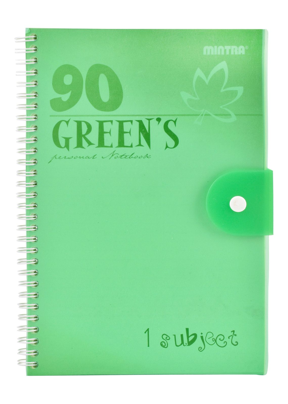 Mintra Snap-Button Notebook B5