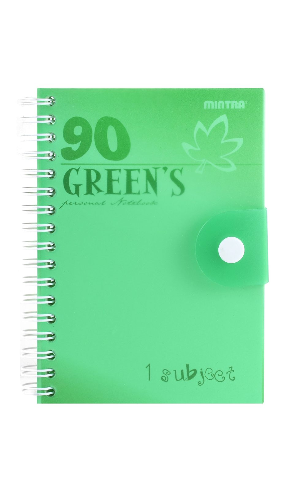 Mintra Snap-Button Wire-Bound Notebook