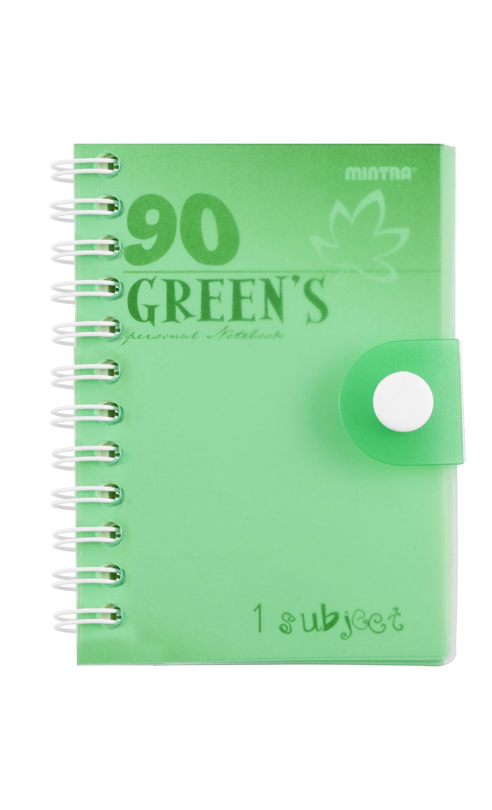 Mintra Snap-Button Notebook A7