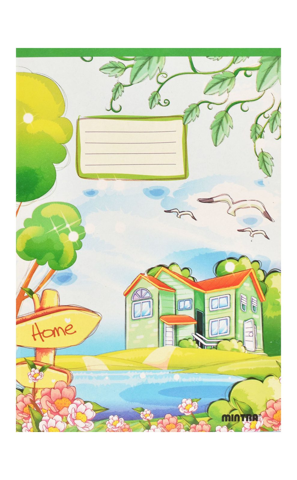 Mintra Small-Squares Exercise Book – 28 Sheets