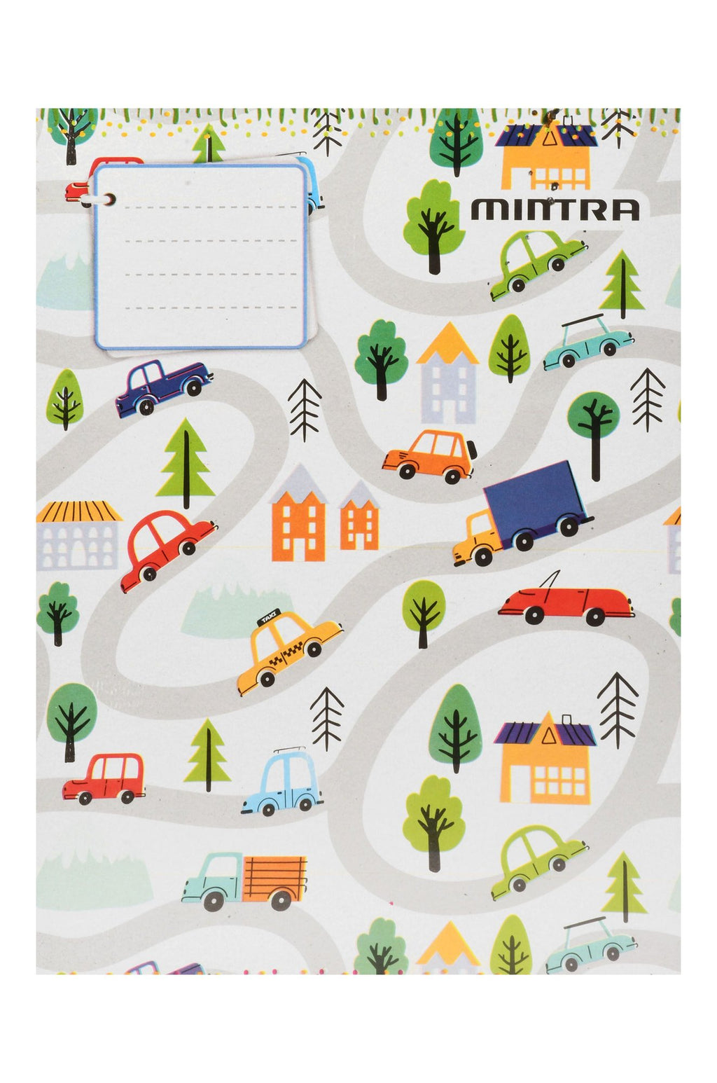 Mintra Printed Squared Notebook – 40 Sheets