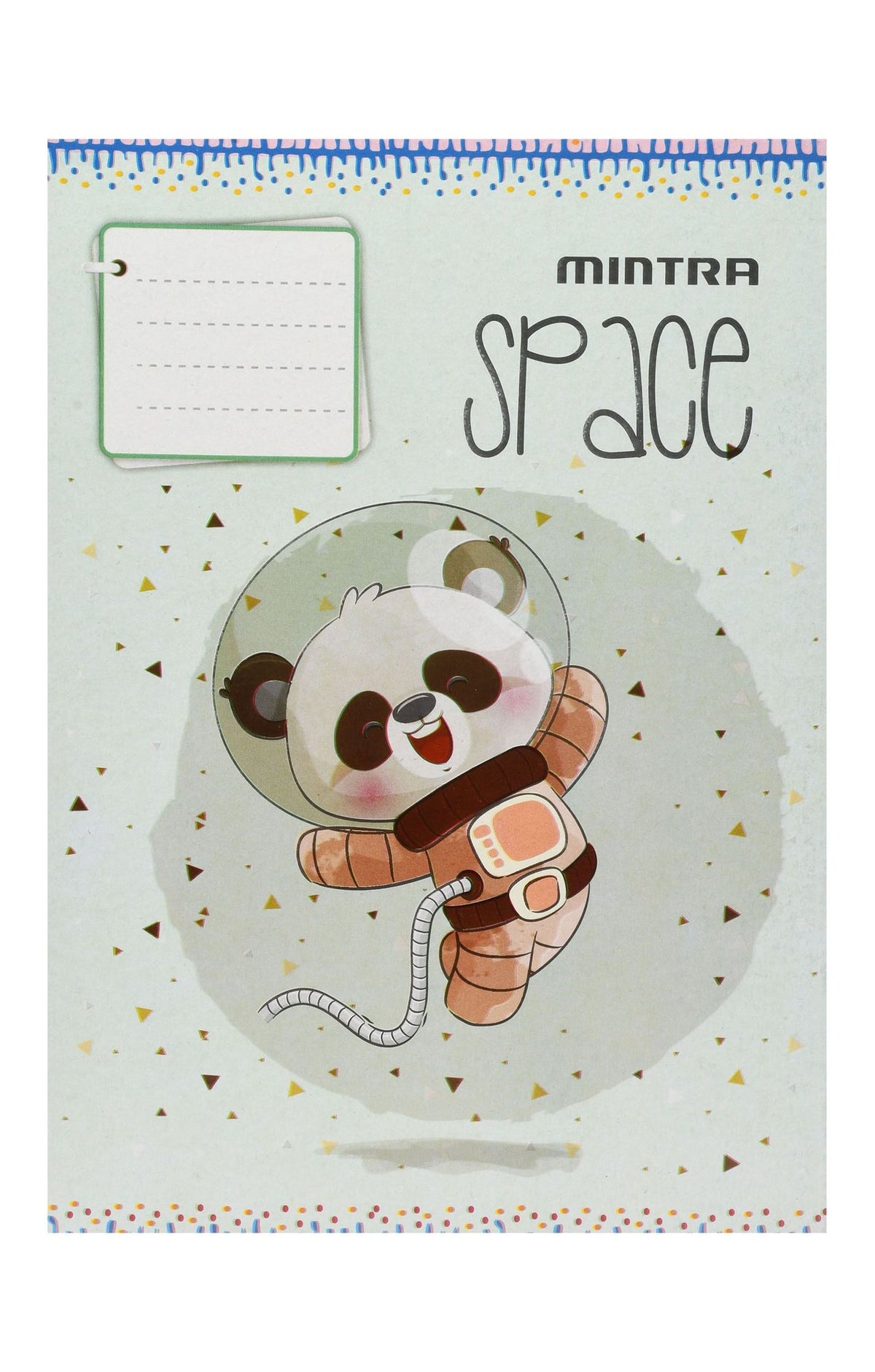 Mintra Printed Squared Notebook – 40 Sheets