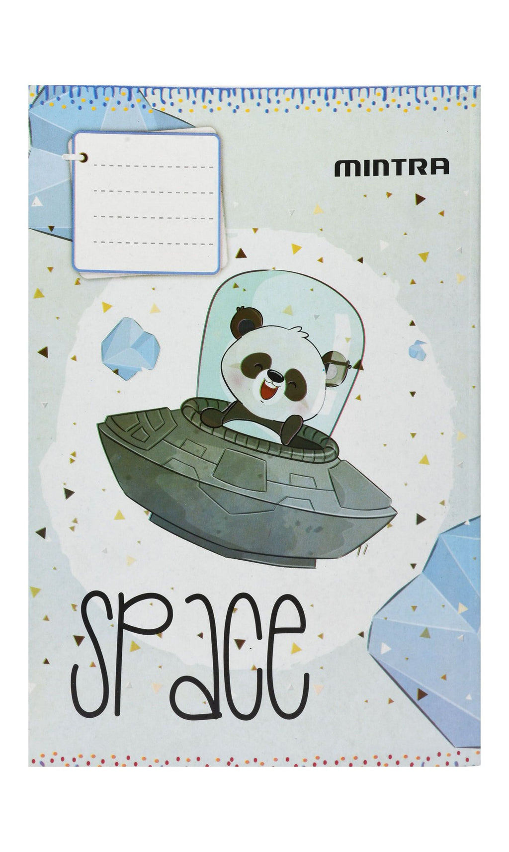 Mintra Printed Squared Notebook – 40 Sheets