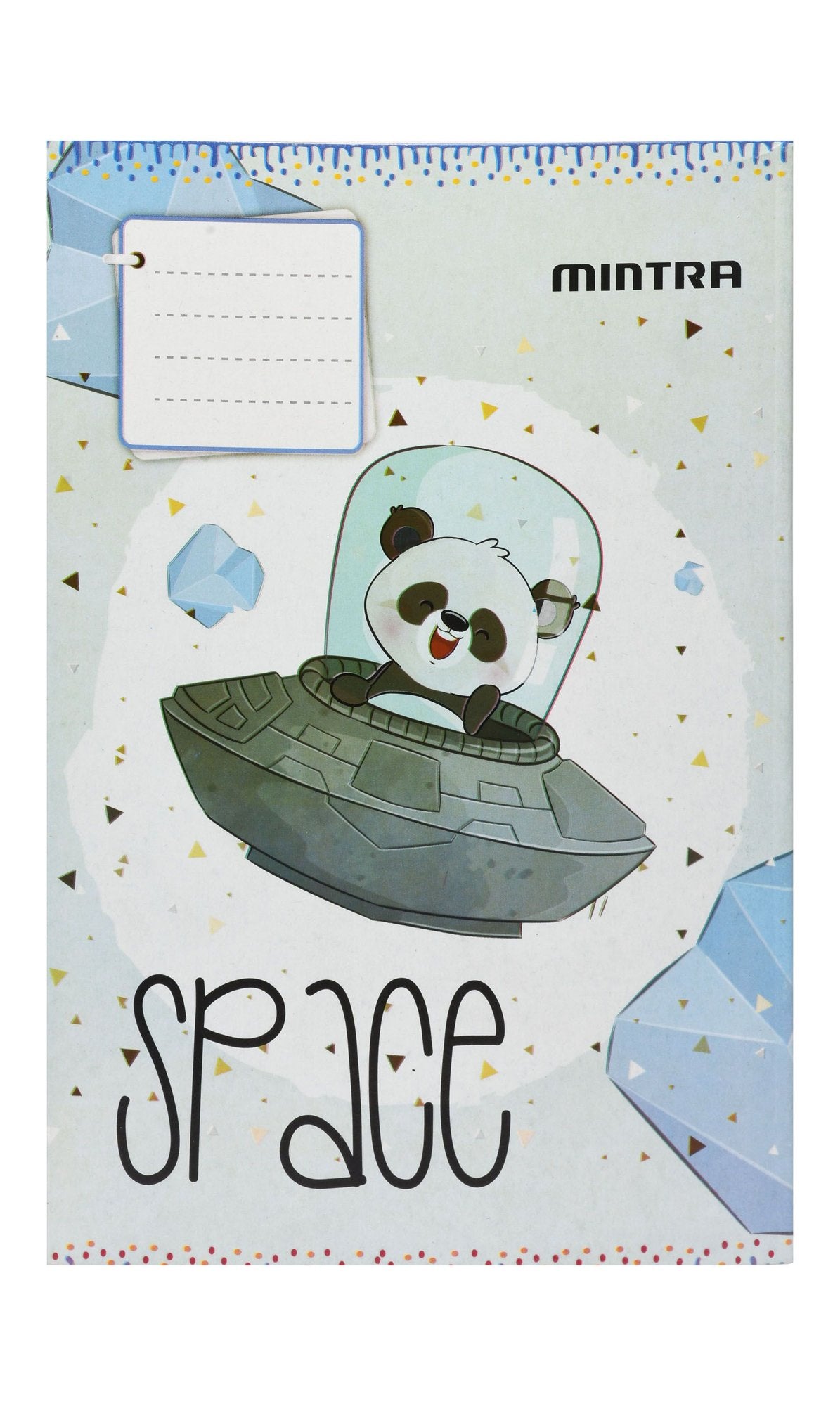 Mintra Printed Squared Notebook – 40 Sheets