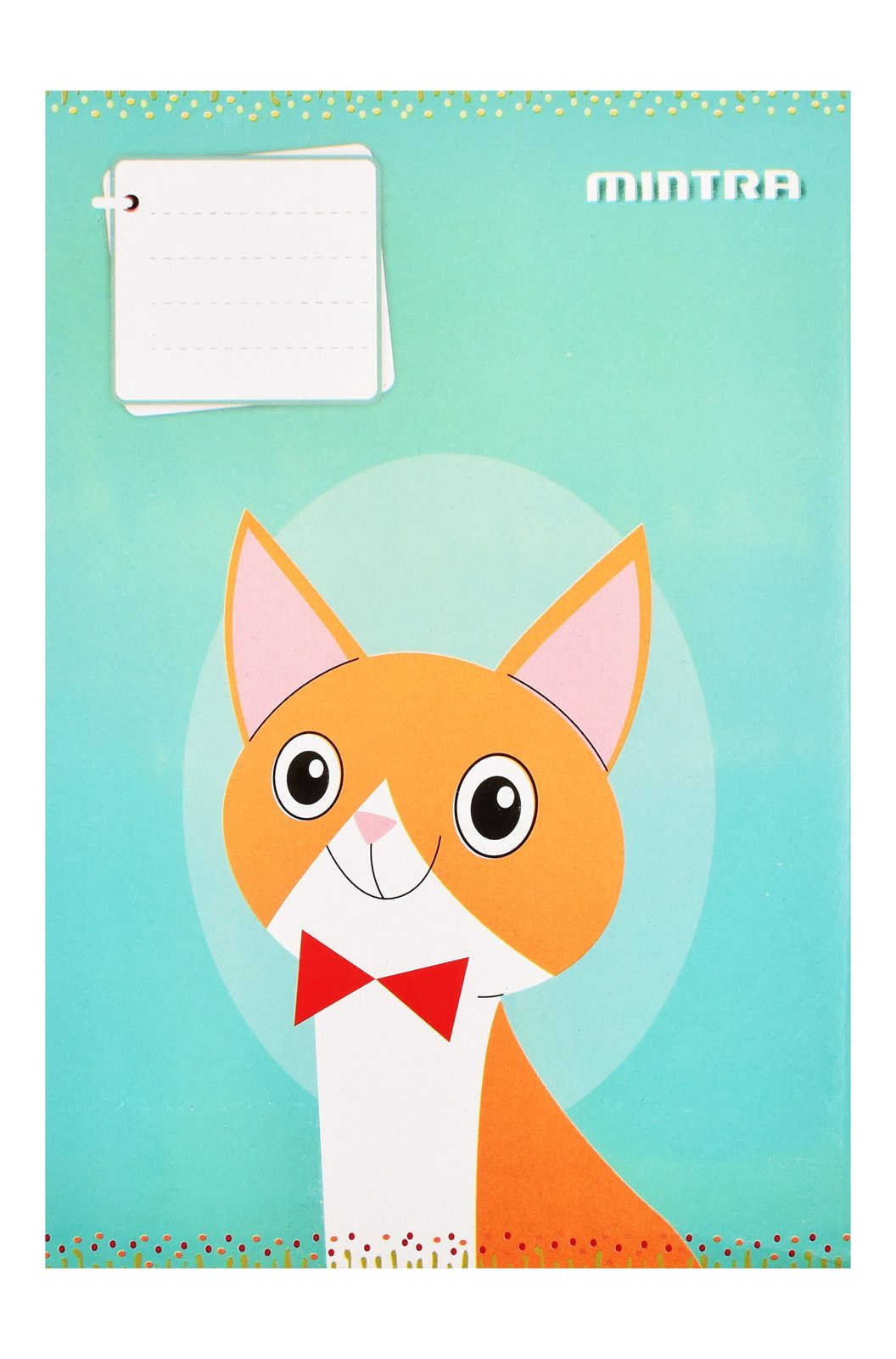 Mintra Small-Squares Notebook – 60 Sheets