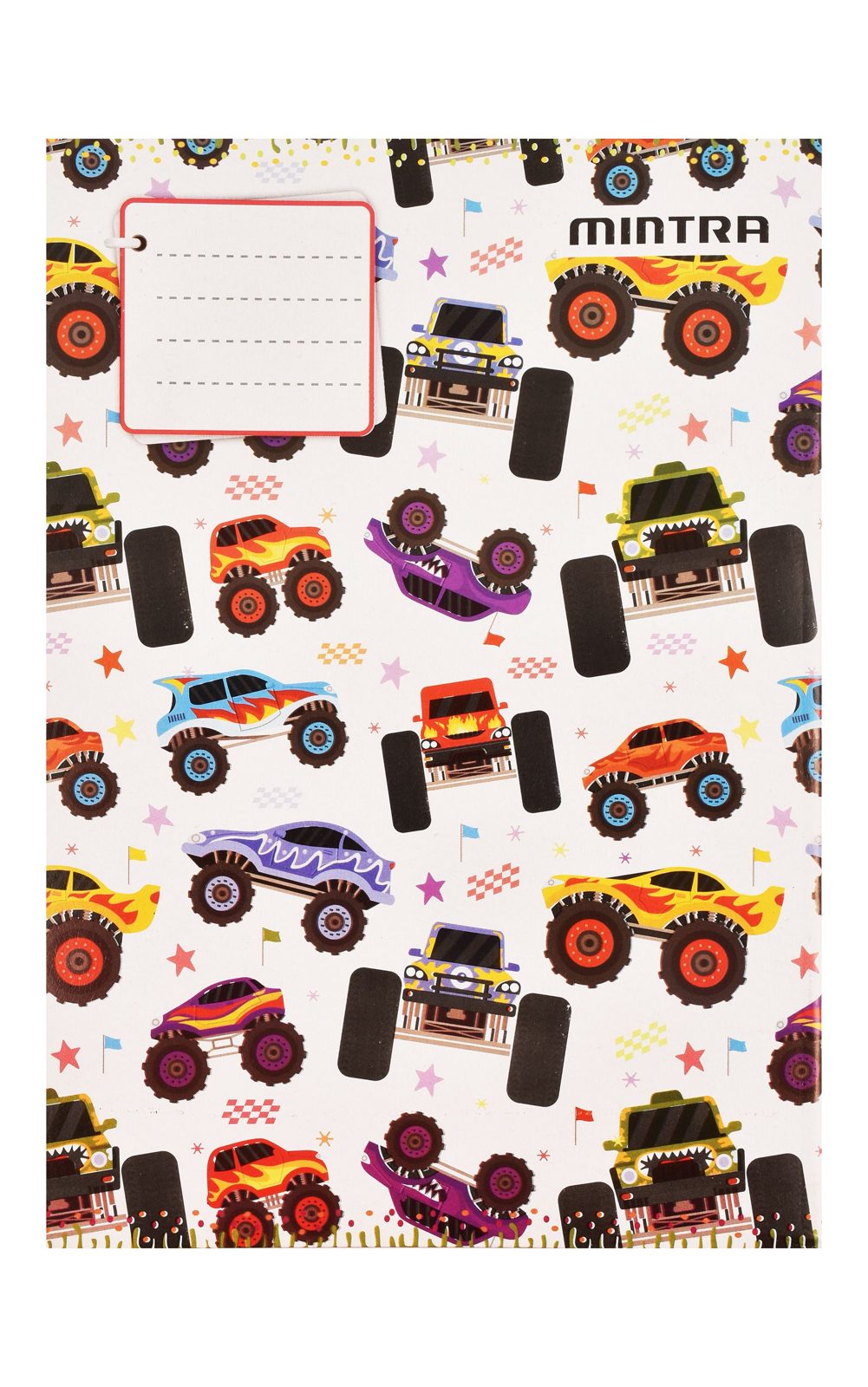 Mintra Large-Squares Notebook – 60 Sheets