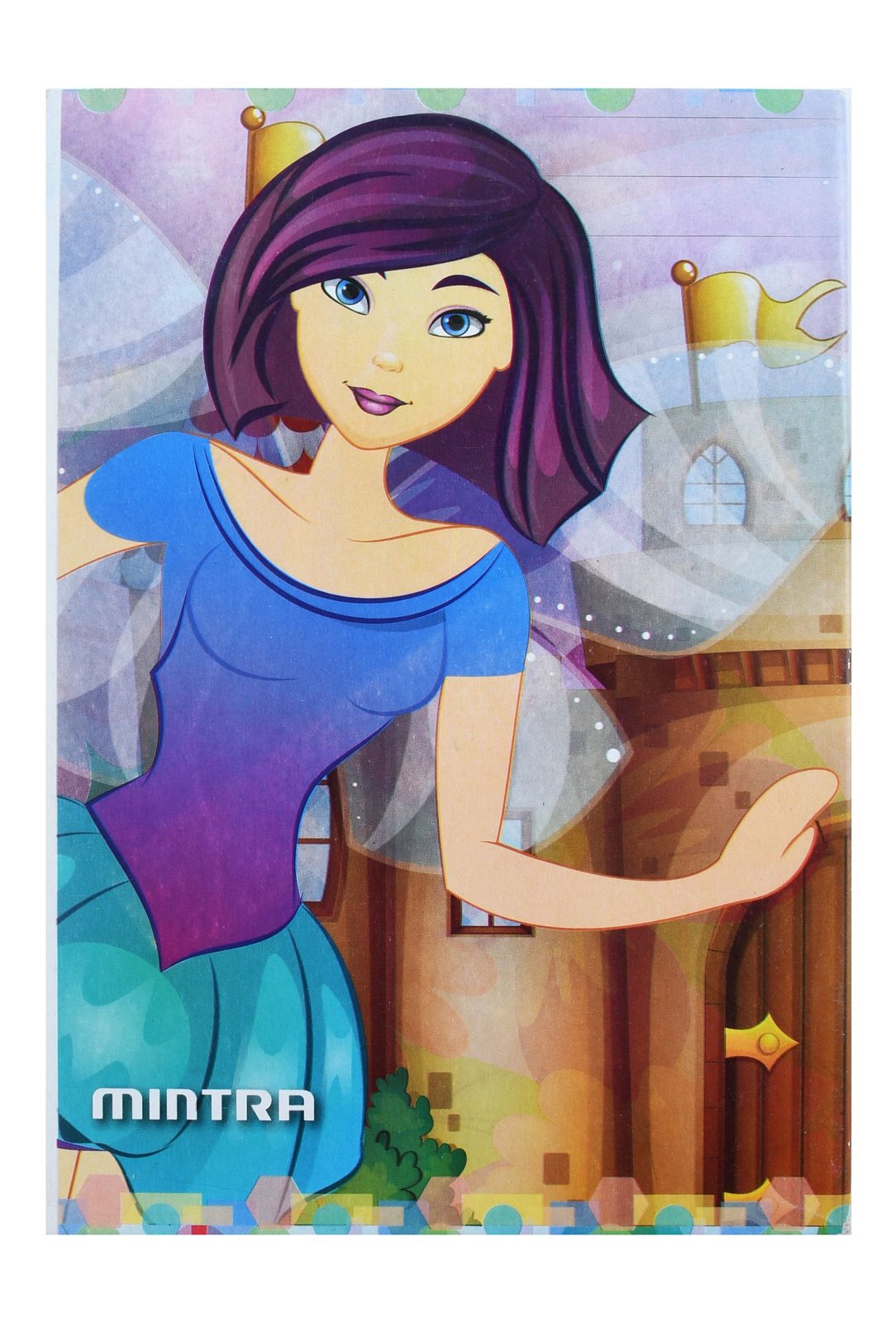 Mintra Large-Squares Notebook – 60 Sheets