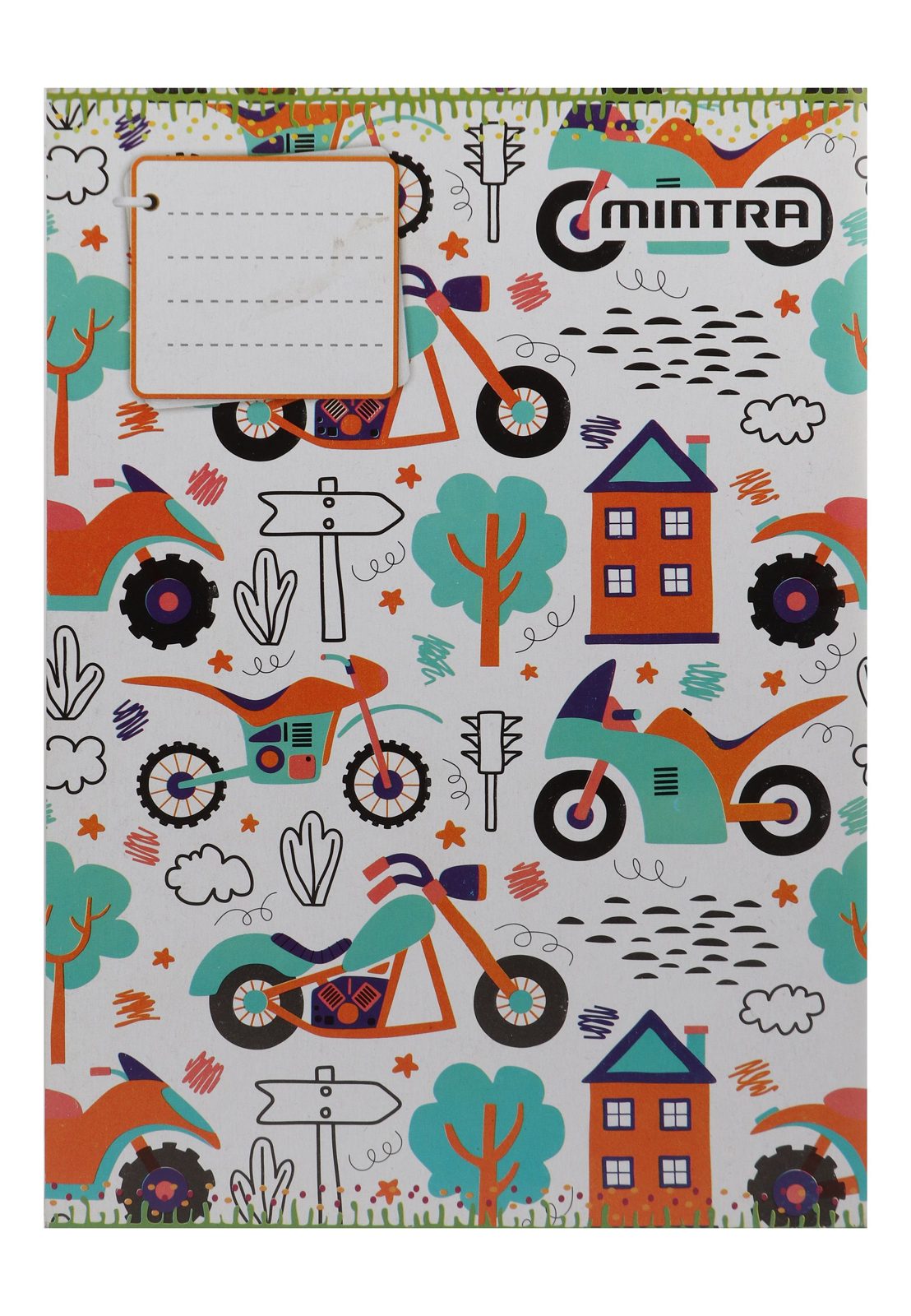 Mintra Small-Squares Notebook – 100 Sheets