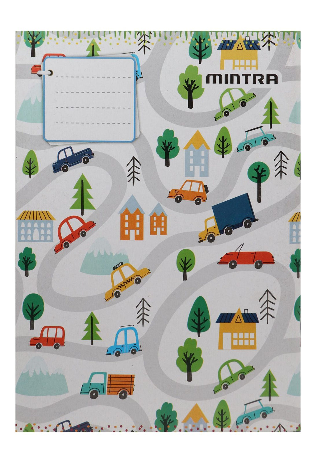 Mintra Small-Squares Notebook – 100 Sheets