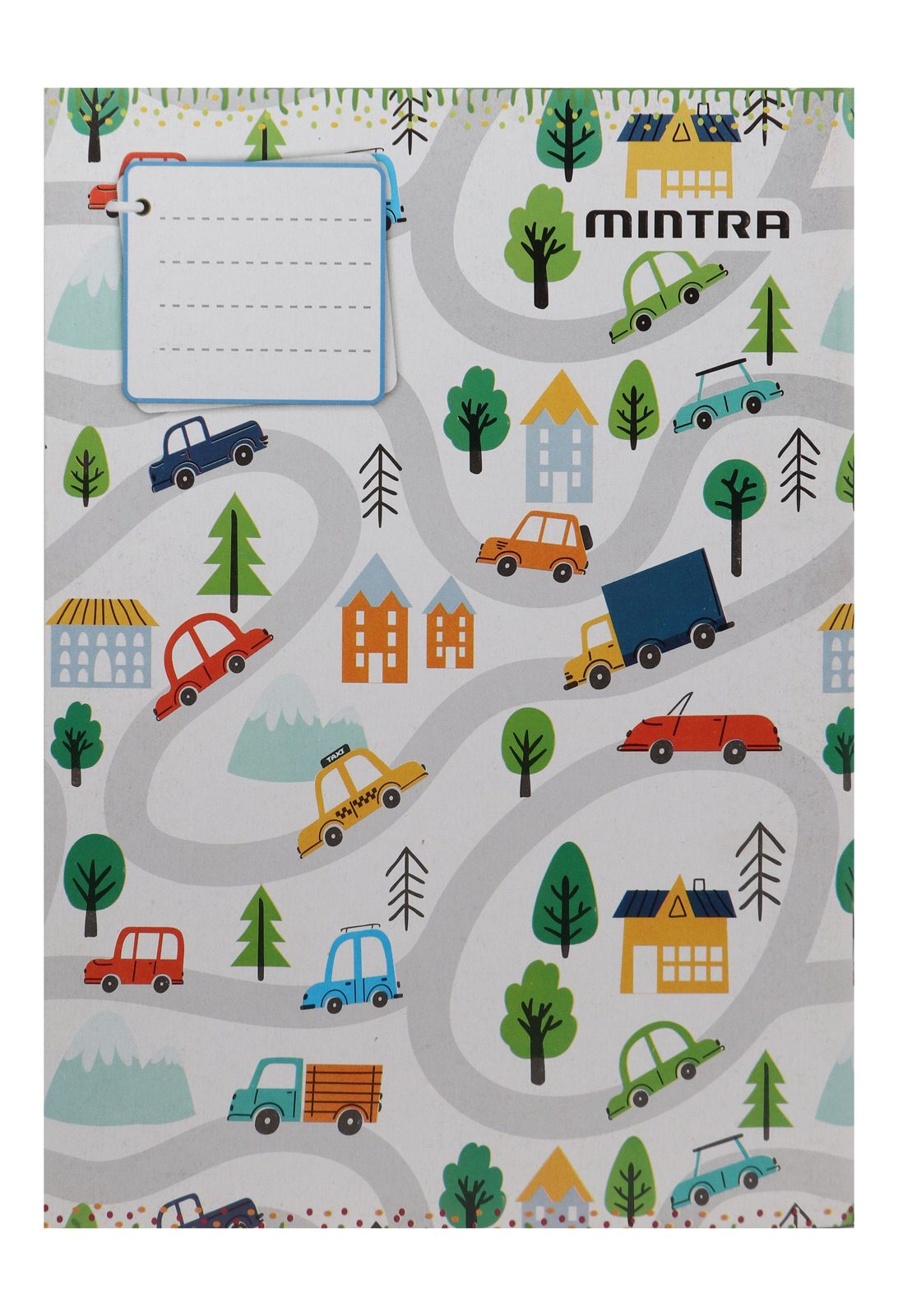Mintra Small-Squares Notebook – 100 Sheets