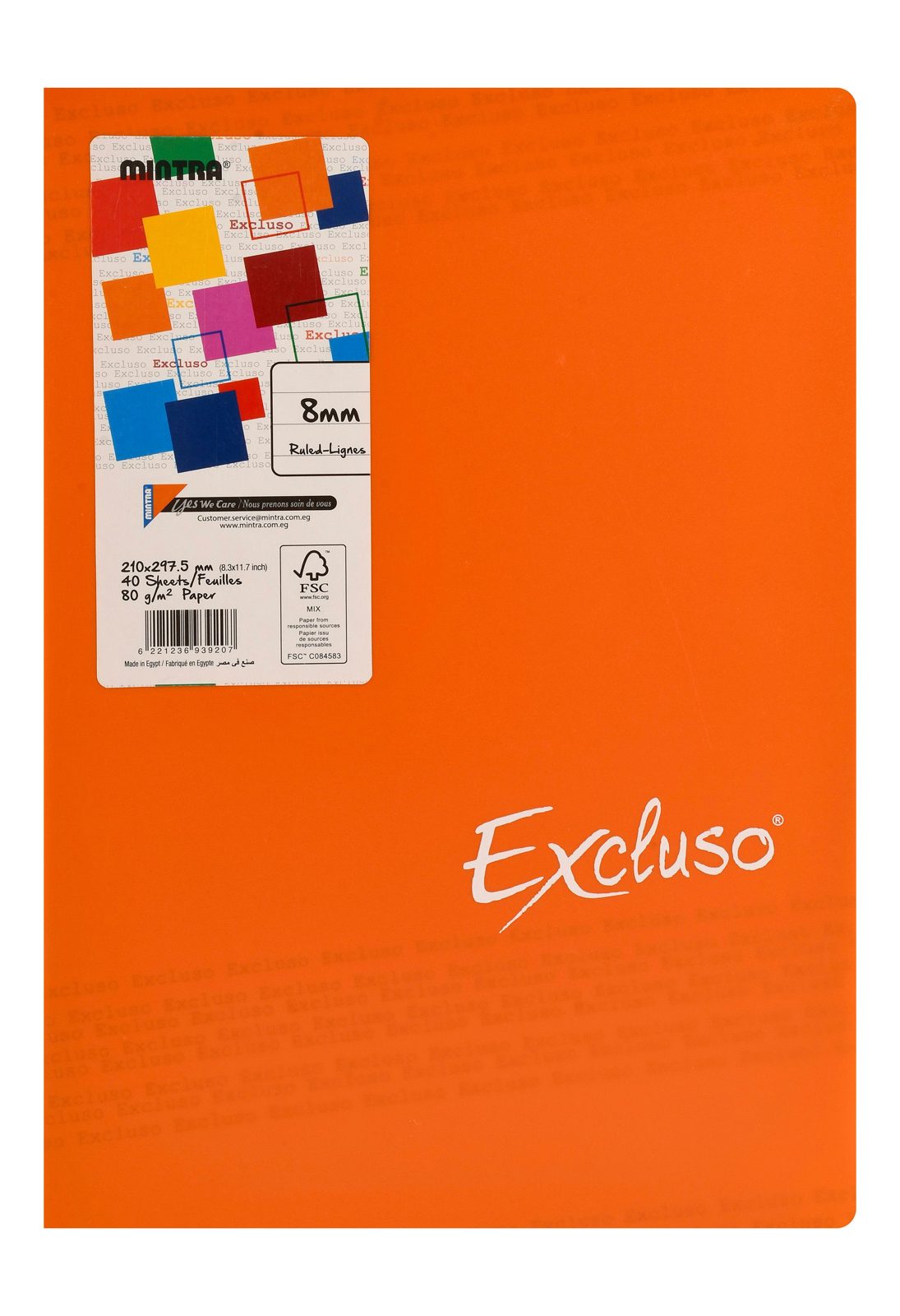Mintra Exclusive Stapled Ruled Notebook – 40 Sheets