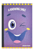 Mintra A Knowing Smile A4 Purple Double Lined Notebook – 40 Sheets