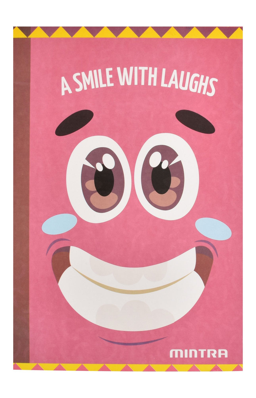 Mintra A Knowing Smile A4 Purple Double Lined Notebook – 40 Sheets
