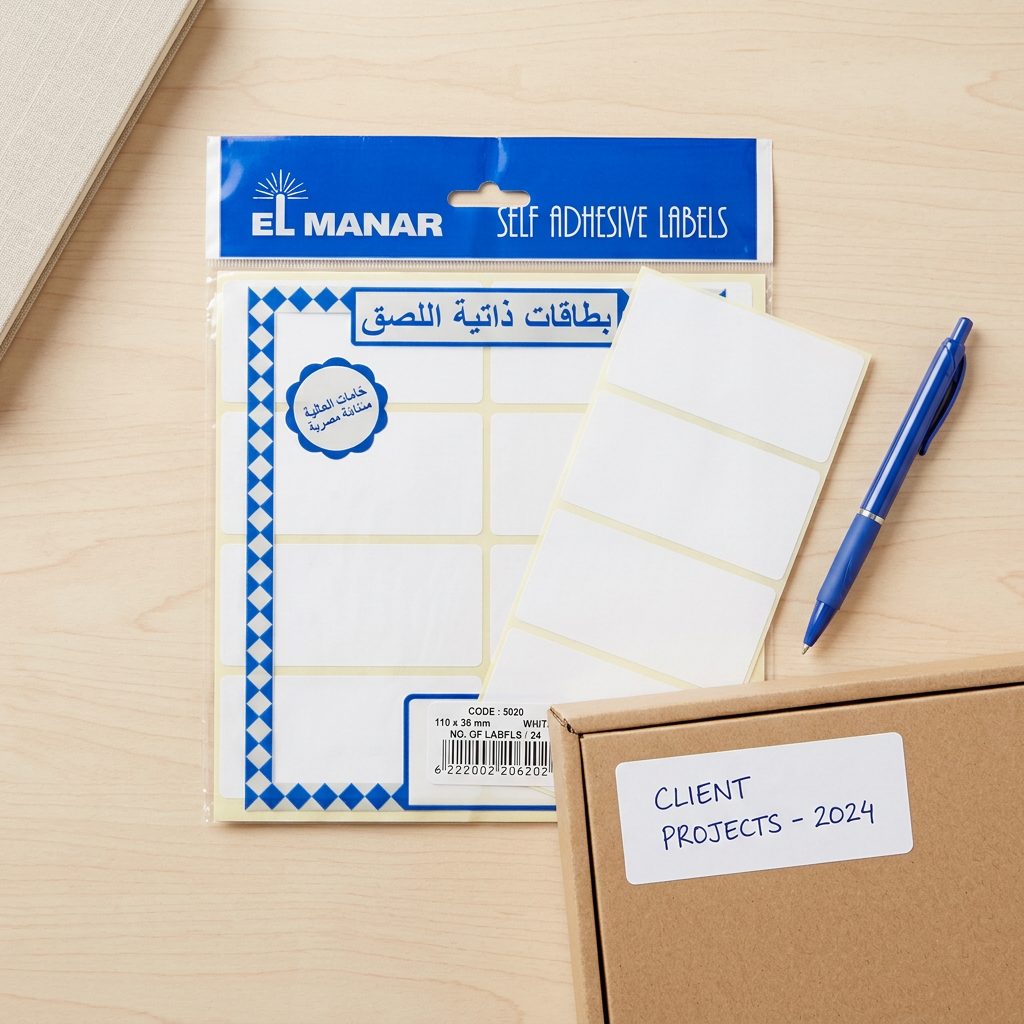 Self-Adhesive Labels 38 × 110 mm