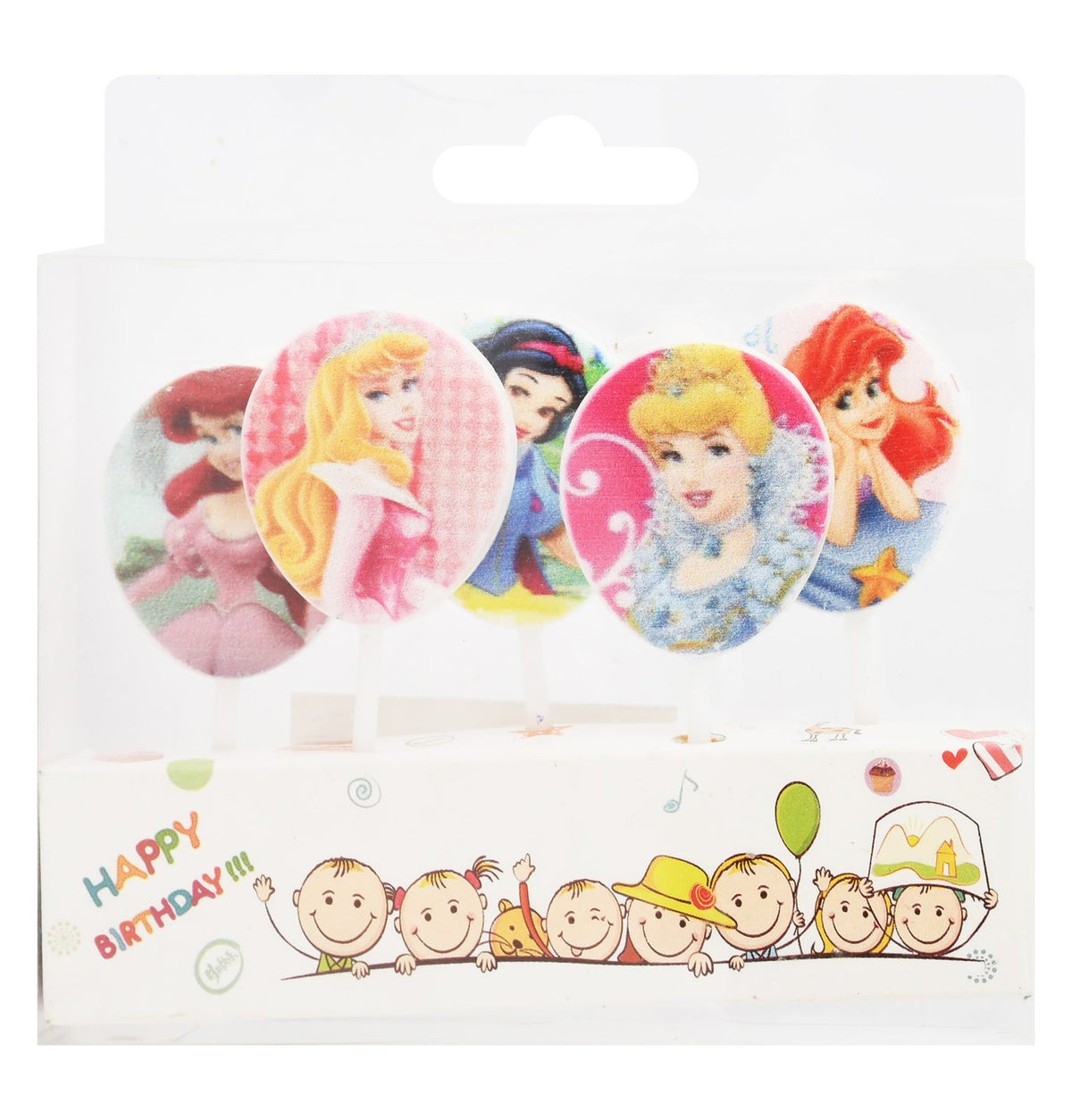 Princess Birthday Candles – 5 Pieces
