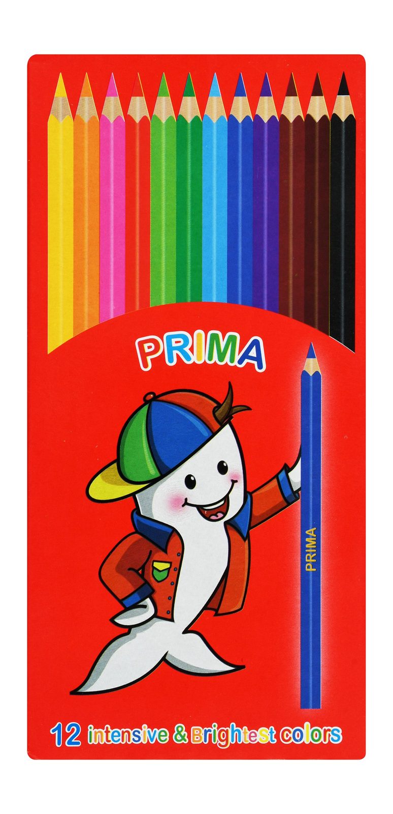 Prima Wooden Colored Pencils – 12 Colors