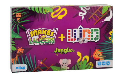 Nilco Jungle Snakes & Ladders + Ludo