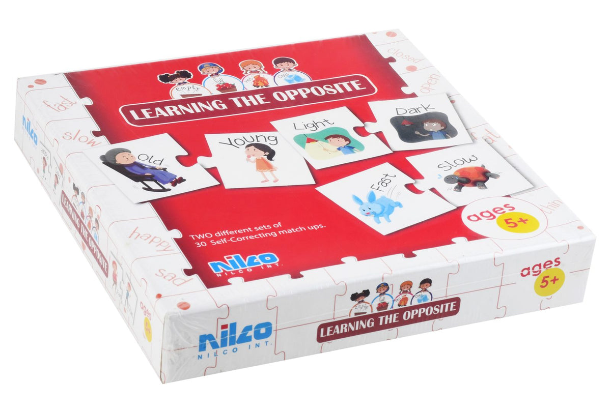 Nilco Wipe-Clean Learning Book: Learning Opposites