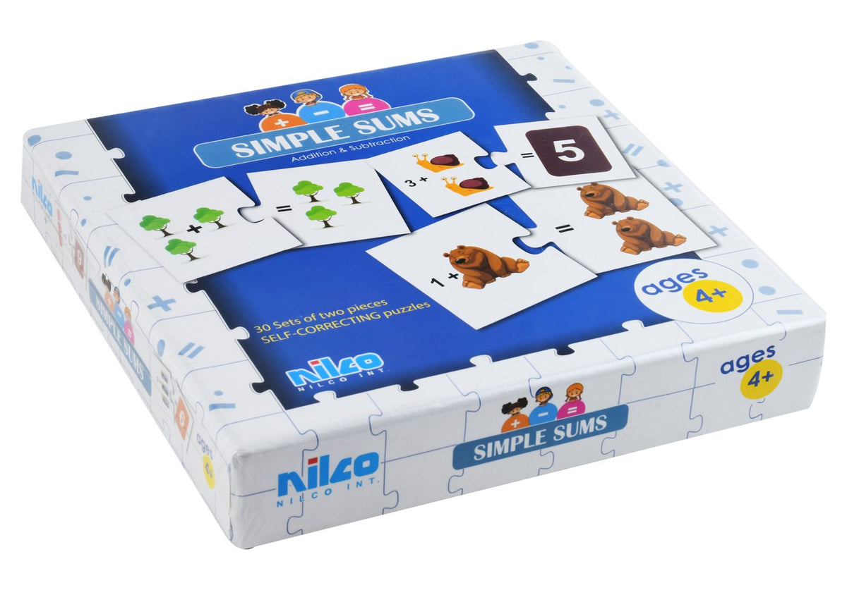 Nilco Wipe-Clean Learning Book: Simple Sums