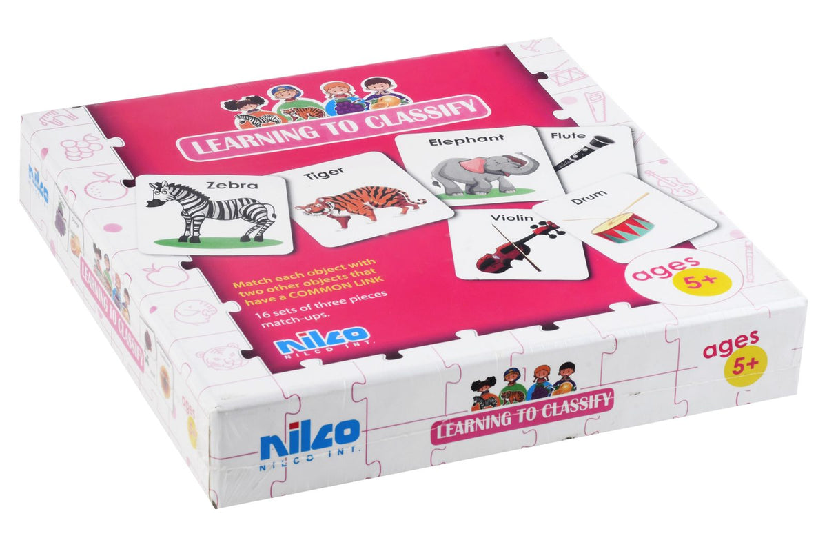 Nilco Wipe-Clean Learning Book: Learning to Classify