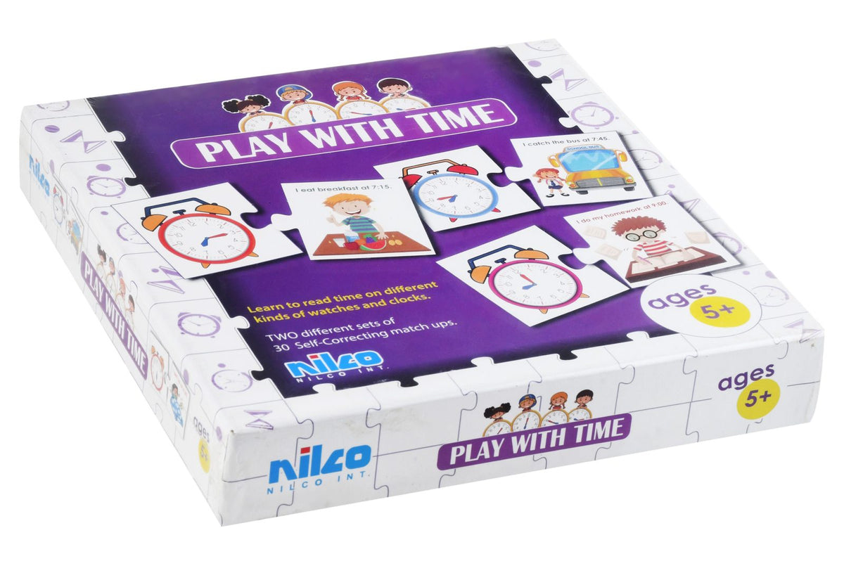 Nilco Wipe-Clean Learning Book: Play with Time