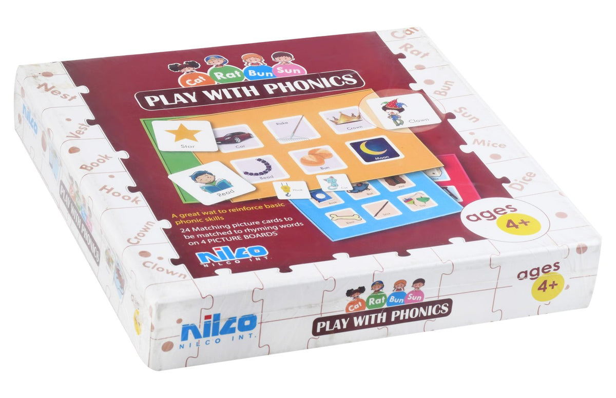 Nilco Wipe-Clean Learning Book: Play with Phonics