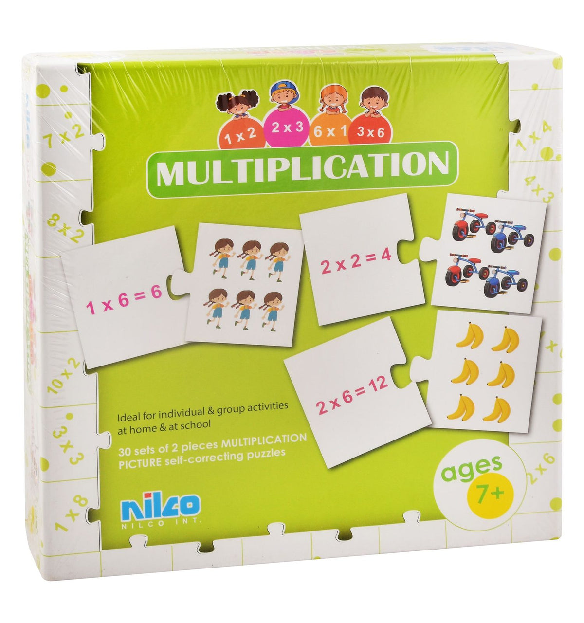 Nilco Wipe-Clean Learning Book: Multiplication