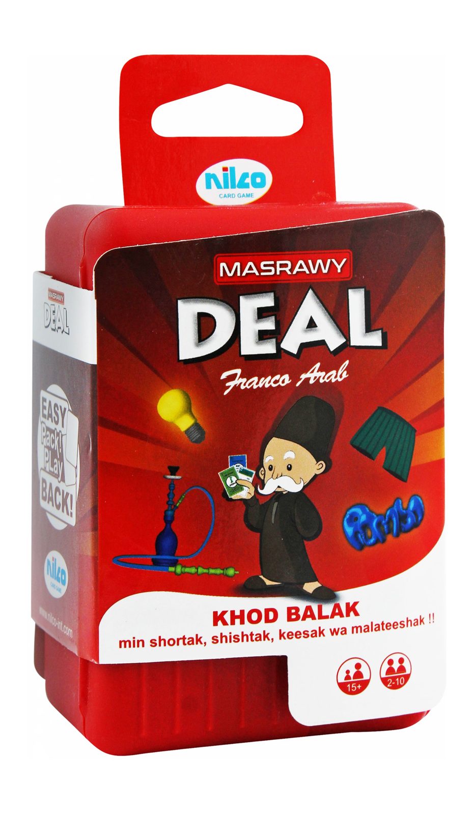 Nilco Deal Masrawy Card Game – Plastic Box
