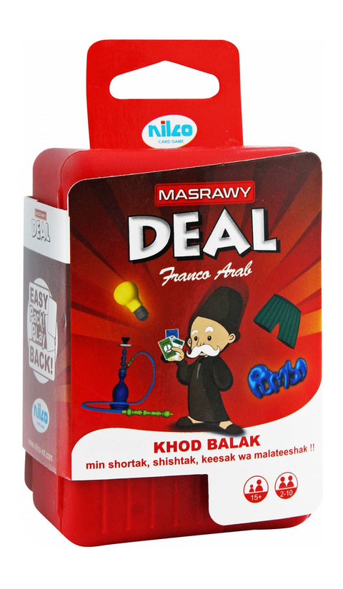 Nilco Deal Masrawy Card Game – Plastic Box