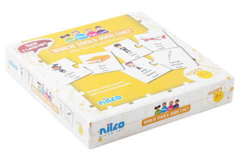 Nilco Wipe-Clean Learning Book: Which Tools Do Jobs Use?